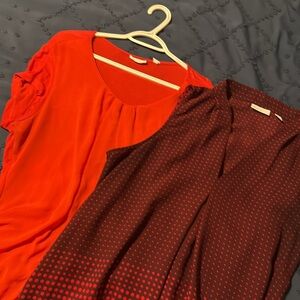 Women’s L & XL blouse bundle